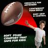 7.25" Foam Football for Kids & Toddlers - Easy Grip Small Youth Football Toy - Soft Mini Football for Little Hands, Indoor & Outdoor Play Ball, Safe Sports Toy Gift for Boys & Girls - Brown view 2