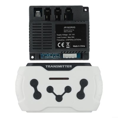 JR-RX-12V 6V 24V Electric Vehicle Receiver Module for Remote Control Toy Car Parts, RC 1, RC 2, RC 3, RC 4, JR-RX-6V, JR-RX-6V receiver, Children Electric Car Remote Control(JR1922RXS Full set)