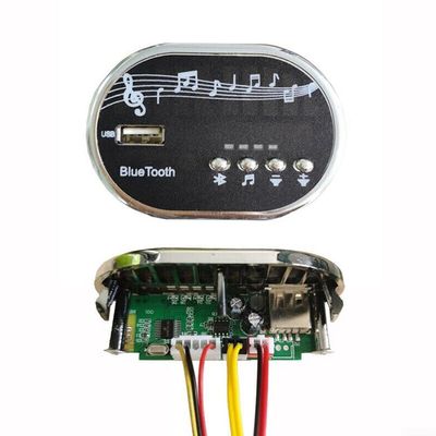12V Music Player Module With USB Interface For Children's Ride On Car Audio System, Music Chip Music Player With Mp3 Player Circuit Board Stroller Accessories, Ride On Audio Board(No.6 12V-Bluetooth)