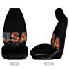 4th of July USA 1776 Universal Car Seat Covers Front Seats Protector for Women Men 1PCS view 3