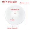 550 390 RC Car Gearbox For Children's Electric Car Ride On Toy Car Gear, Toy Vehicle Transmission Gearbox Repair Parts, large/medium/small Gear Motor Drive Components(550 A small gear) view 2