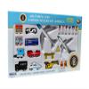 Daron 22-Piece Die-Cast Metal and Plastic Airport Playset Airplanes, Vehicles, and Accessories Playset Toy and Collectible for Children Ages 3+ view 1