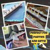 2-Pack Split Titanic Model Ship & Britannic 1 Ft Long Assembled Titanic Toys For Kids, Historically Accurate Titanic Toy, Titanic Ship, Titanic Cake Topper, Titanic Break-Apart view 3