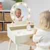 Fat Brain Toys Dressing Table with Light - Star of The Stage Light-up Vanity Playroom and Bedroom Furnishings for Ages 3 to 6 view 2
