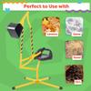 Ride on Excavator Toy for Sandbox or Beach - Heavy Duty Metal Sand Digger Excavator for Kids with 360 Degree Rotating Seat - Kids Outdoor Play Equipment for Sand, Dirt, or Snow by Hey Play (Yellow) view 4