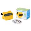 Two's Company Retro Viewer with 2 Film Reels, 5.25-Inch, Plastic, Yellow view 1