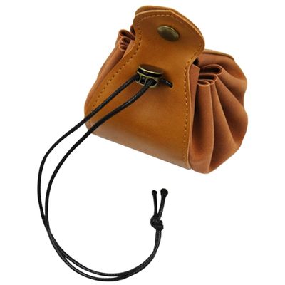 ERINGOGO Small Drawstring Dice Pouch PU Dice Storage Bag for Jewelry and Game Compact Travel Friendly Organizer with Scratch Resistant Soft Touch
