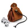 ERINGOGO Small Drawstring Dice Pouch PU Dice Storage Bag for Jewelry and Game Compact Travel Friendly Organizer with Scratch Resistant Soft Touch view 4