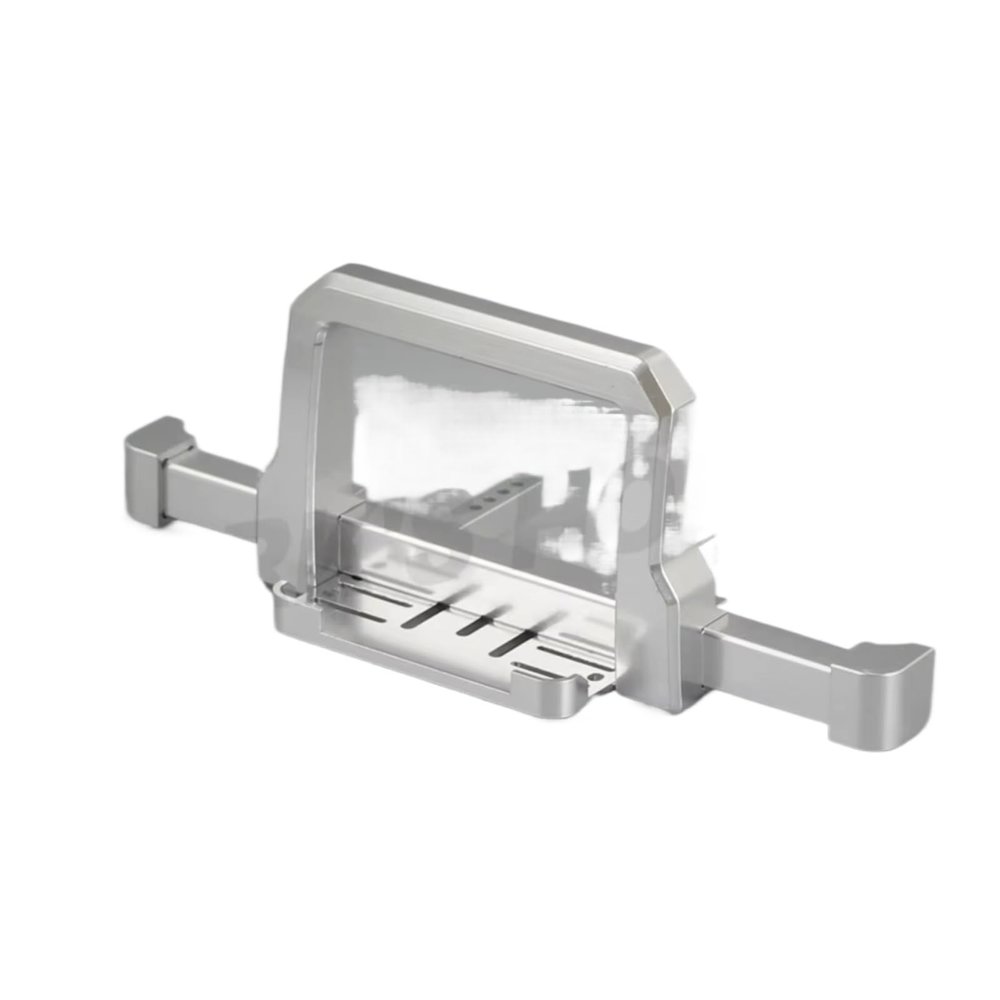 For Defender For TRX4 1/10 RC Crawler Car Metal D110 Bull Bars Front Rear Bumper Upgrade Parts Repair Replacement Accessories RC Parts(Silver,Front)