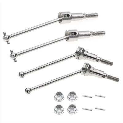 RC Accessories Compatible with HBX 16889 16889A 16890 16890A SG1601 SG1602 1/16 RC Cars Upgrade Parts Metal Front Rear Drive Shafts CVD