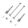 RC Accessories Compatible with HBX 16889 16889A 16890 16890A SG1601 SG1602 1/16 RC Cars Upgrade Parts Metal Front Rear Drive Shafts CVD view 2