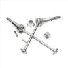 RC Accessories Compatible with HBX 16889 16889A 16890 16890A SG1601 SG1602 1/16 RC Cars Upgrade Parts Metal Front Rear Drive Shafts CVD view 3