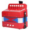 Focket Kids Accordion, 7 Keys ABS Plastic Canvas Bellows Lightweight Musical Instrument with Mini Keyboard for Ages 5 and Above view 1