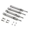 RC Accessories Compatible with Slash for Stampede for VXL 4WD 1/10 RC Car Upgrade Parts Accessories 4Pcs Stainless Steel Drive Shaft CVD view 1