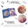 Pigna, Pack of 10 Maxi A4 Unicorn Glitter Cover Ruled Margin Notebooks view 3