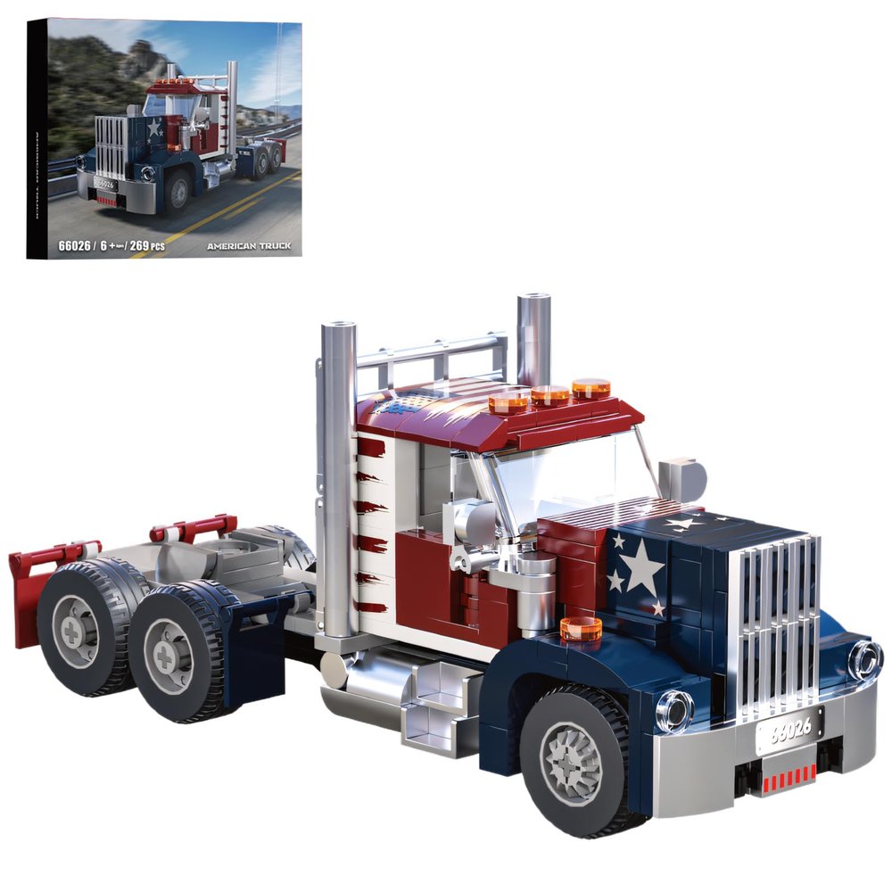APENGBAOL Semi Truck Building SetsCity Tow Truck Toy Building Block Set for Adults and Boys268PCS