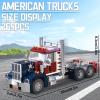 APENGBAOL Semi Truck Building SetsCity Tow Truck Toy Building Block Set for Adults and Boys268PCS view 2