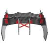 LRFHL Carbon Fiber Rear Wing Adjustable RC Tail Rear Wing Upgrade Part for ARRMA F1 V2 Limitless 1/7 RC Car, Red view 4