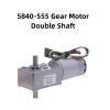 12V24V Double Shaft 5840-555 DC Gear Motor Speed Encoder Dual-Axis Robot Smart Car Electric Home Appliances DIY(470rpm,24V) view 3