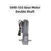 12V24V Double Shaft 5840-555 DC Gear Motor Speed Encoder Dual-Axis Robot Smart Car Electric Home Appliances DIY(470rpm,24V) view 4