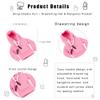 7 Inch Desk Goose Outfits Red Hoodies Tabletop Goose Accessory Mini Porch Goose Costume Magnetic Goose Statue Key Holder Clothes for Table Decor (Pink) view 2