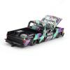 1:64 Diecast Model Car Compatible with Chevy Silverado Kaido HKS V1 Limited Edition by Kaido House x Mini GT KHMG174 view 3