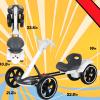 6V Kids Electric Go-Kart, Collapsible Pedal Go-Kart, with Durable and Anti-Slip Tires, Height-Adjustable Seat, Tri-Color Lighting, Ideal for Children Ages 3 to 8 view 4