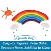 BOHS 24-Colors Foam Clay Pro - for Cosplay,School Projects,Hand/Paw Print - Air Dry,Fine Texture,Pliable - 24 pcs,2.65 lbs,Ages 3 & Up view 3