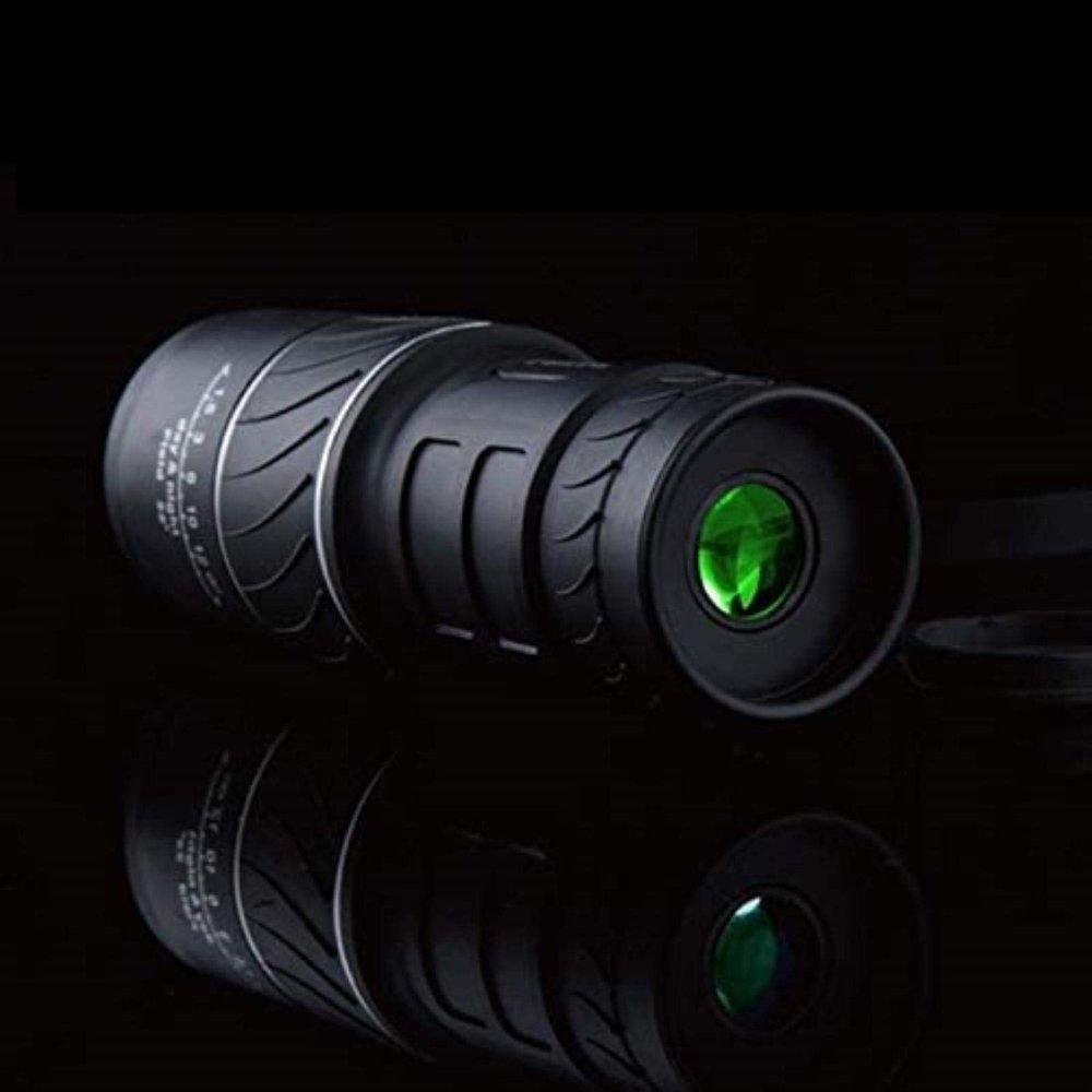 40x60 High Power Portable Binoculars - 12X Pocket Telescope with High Definition Focusing, Monocular Telescope Black