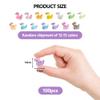 100Pcs Luminous Tiny Ducks, Mini Resin Ducksfor DIY Garden Dollhouse Duck Accessories,Miniature Duck Glow for Micro Landscape Fish Tank Garden Dollhouse DIY Decor view 2