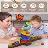 Dinosaur Ball Drop Toy for 3 4 5 6 7 8 Years Old Kids, Dino Spin Twister Toddlers Toy, Shoot Balls Toddler Montessori Toys Gifts for 3-6 Year Old Boys Girls, 2 Players PK Mode view 2