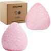 AFKLMNE 2-Pack Taba Squishy Strawberry Sensory Fidget Toys Adults, Anxiety Stress Relief Squeeze Toy, Soft Cute Kawaii Squishys for Desk, School (Pink) view 1