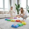 OenjoyO Butterfly Stepping Stones for Kids, 6-Pack Sensory Balance Stones for Toddler Age 3+, Non-Slip Physical Therapy Toys for Motor Skills Development, Indoor Outdoor Learning Playground Toys view 1
