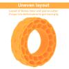 MEUS RACING Soft Silicone Rubber Inserts for 68-72mm 1.3" Tires (Orange) view 4