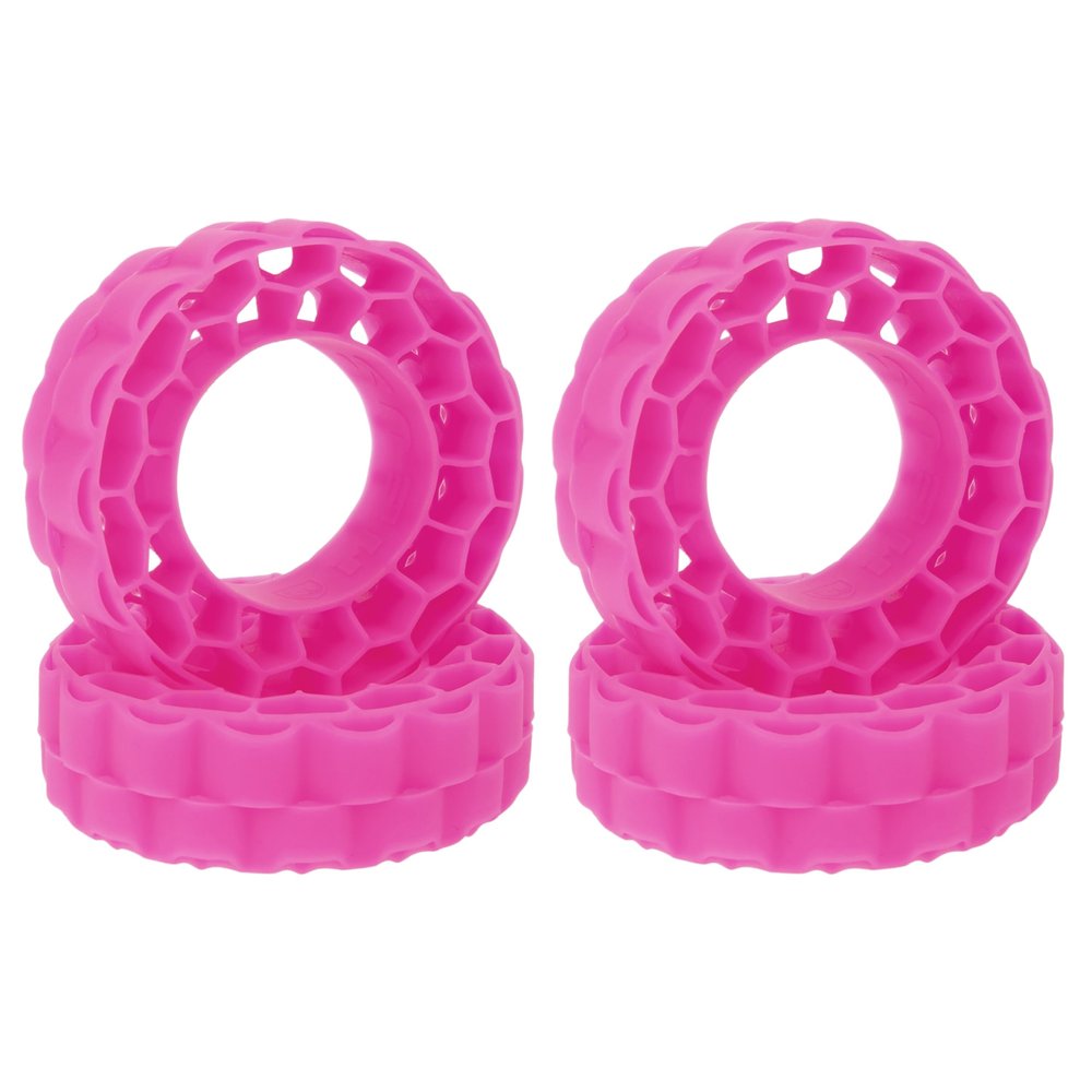 MEUS RACING Super Soft Silicone Rubber Inserts for 68-72mm 1.3" Tires (Rose Red)