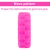 MEUS RACING Super Soft Silicone Rubber Inserts for 68-72mm 1.3" Tires (Rose Red) view 4