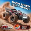 1:18 Scale RC Cars All Terrain Off Road 4WD Remote Control Car 36KM/H High Speed RC Monster Truck, Electric Vehicle with 2.4GHz Racing Car , Two 7.4V 1500mAh Rechargeable Batteries,for boys & adults view 2