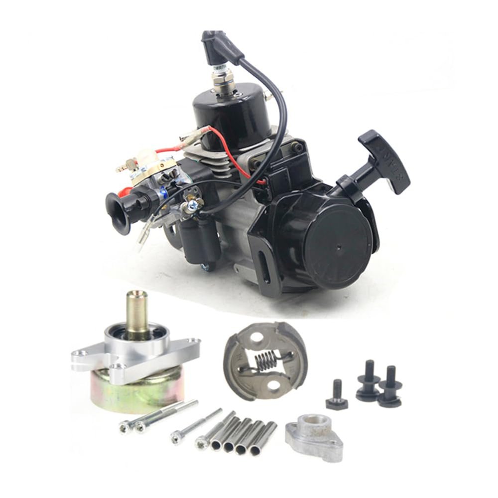 FLMLF Rc Boat 2-Stroke 4 Bolt 26cc Engine with Clutch Kit for Zenoah CY RCMK Marine QJ Engine G260 PUM Parts