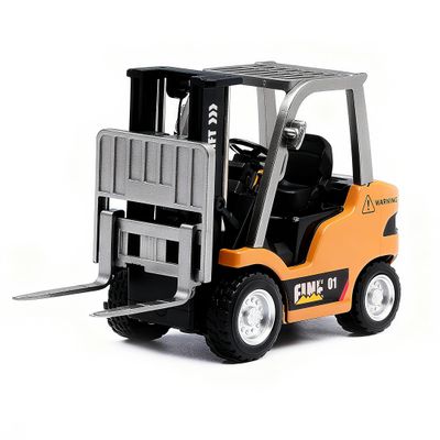 1/64 Scale Mini Desktop Drift RC Car,RC Forklift,RC Construction Vehicle 2.4Ghz with Gyro Micro Drift Racing Remote Contrl Cars Model Toys Hobby Gift for Adults and Kid Children's (Yellow-1)