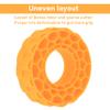 MEUS RACING Soft Silicone Rubber Inserts for 62-66mm 1.0" Tires (Orange) view 3