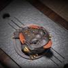 YNWDBY Desk Pets Chinese Toad Tea Pet, Purple Sand Boutique Tea Pet, Tea Toy Small Ornaments, Home Decoration Ornaments Tea Pet(A) view 4