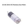 12V24V 28-385 28mm DC Planetary Gear Motor Djustable Speed All-Metal Gear Built-in Drive DIY Intelligent/Smart Car Robot Home(46rpm) view 2