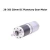 12V24V 28-385 28mm DC Planetary Gear Motor Djustable Speed All-Metal Gear Built-in Drive DIY Intelligent/Smart Car Robot Home(46rpm) view 3