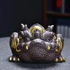 Desk Pets Chinese Toad Tea Pet, Purple Sand Boutique Tea Pet, Tea Toy Light Luxury Ornaments, Home Decoration Ornaments Tea Pet view 3