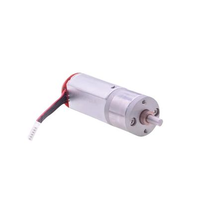 12V JGA20-180 DC Gear Motor with Hall Encoder 20mm Gearbox for DIY Model Robot Smart Door Lock Motor Encoder Code Disk(200rpm)
