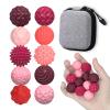 Fidget Toys for Adults Magnetic Balls - 10 Kinds Textured Silicone Magnetic Fidget Balls, Sensory Toys for Autism Anxiety Relief, Silent Desk Gadgets for Office ,Fun Gifts for Men Women Teen view 1