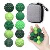 10 Pack Magnetic Balls Fidget Toy, Sensory Magnet Fidget Toys for Adults &Teens, Fun Textures Gadgets, Adults Gifts,Desk Fidgets Toys for Office Stress/Anxiety Relief(Green view 1