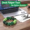 10 Pack Magnetic Balls Fidget Toy, Sensory Magnet Fidget Toys for Adults &Teens, Fun Textures Gadgets, Adults Gifts,Desk Fidgets Toys for Office Stress/Anxiety Relief(Green view 3