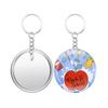 100Pieces Craft Keyrings Supplies With 100Pcs 58mm Button Badge For Making Holder Keychains Bag Luggage Decoration Button Keychains view 4