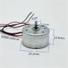 RF-300FA-12350 RF-300C 300 Motor DC 1.5V 3V 5V 6V 7700RPM 24mm Round Motor DIY Hobby Toy Solar Power Model view 2